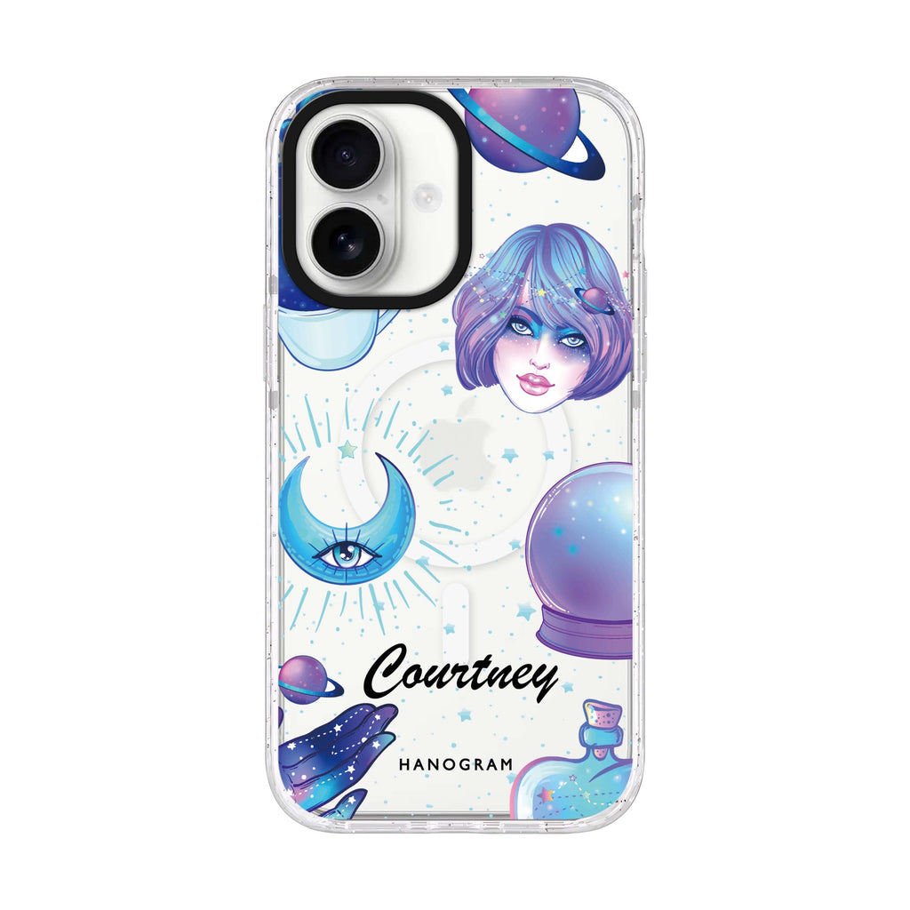 Nocturnal iPhone 17 水晶透明保護殼正面展示