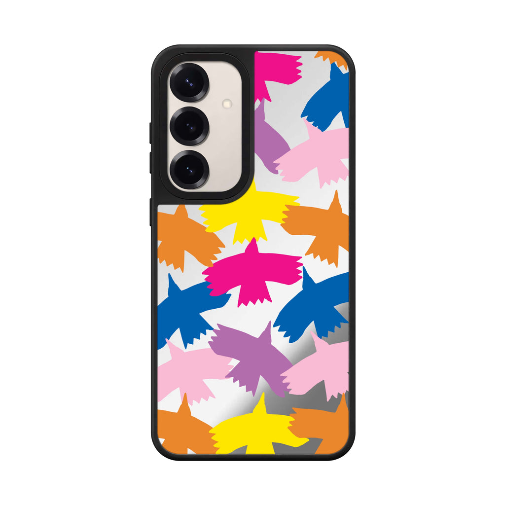 Colourful Birds 鏡面手機殼