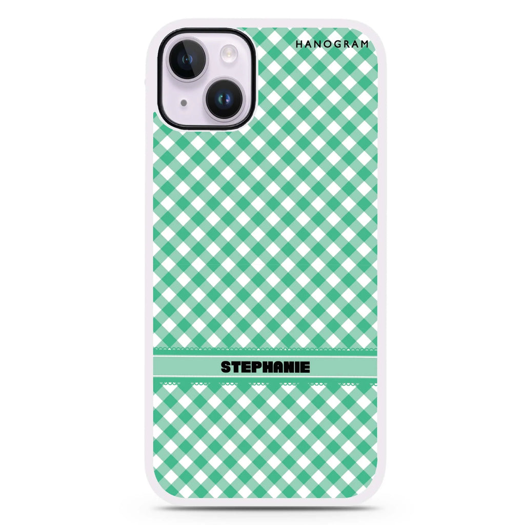 Lovely Green iPhone 15 Plus 防衝擊保護殼