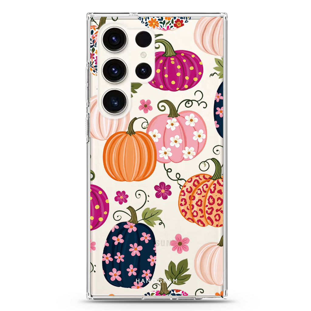 Pumpkin Pattern Wardrobe Samsung Galaxy 水晶透明保護殼