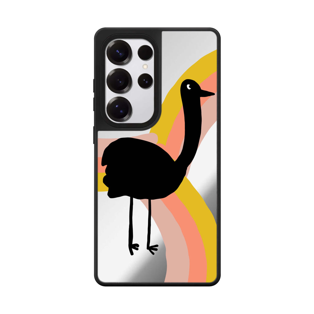 Rainbow Bird 鏡面手機殼