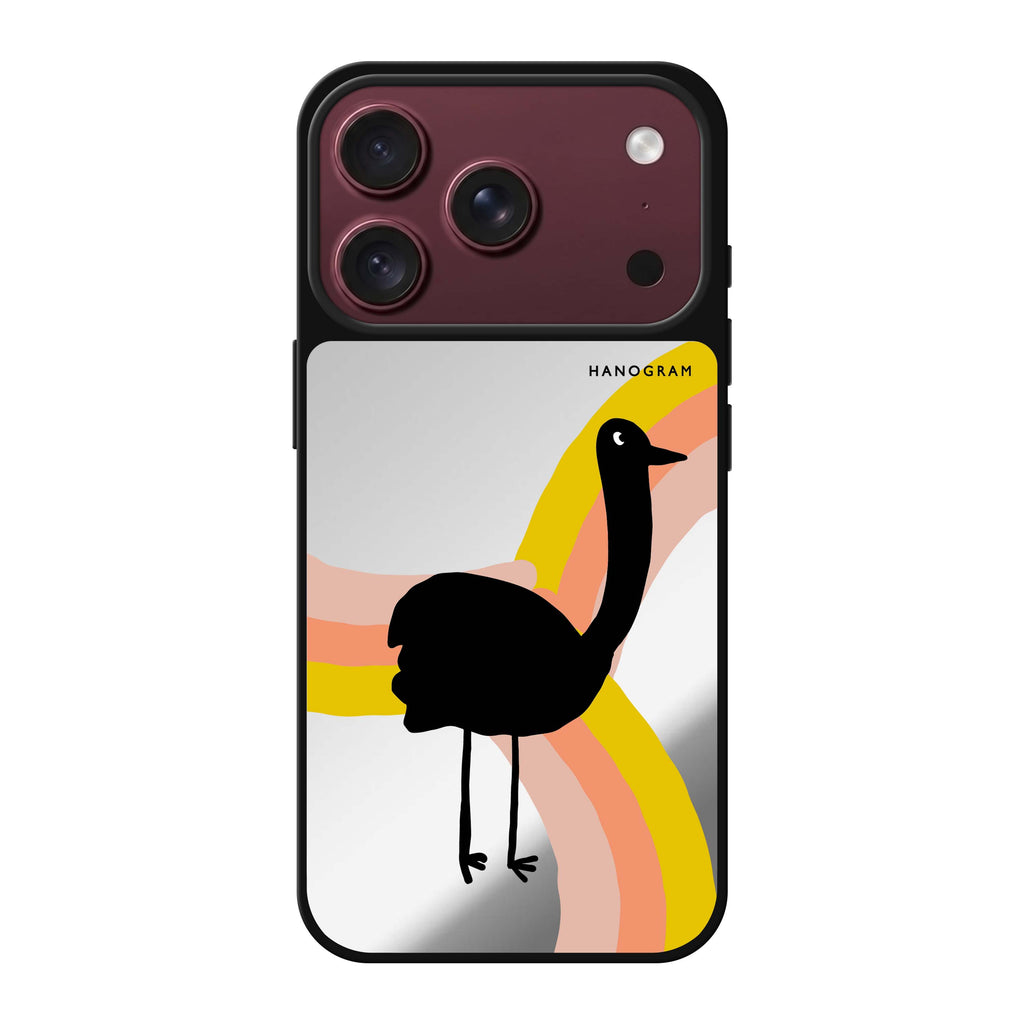 Rainbow Bird 鏡面手機殼