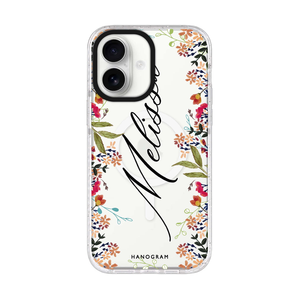 Rustic Garden iPhone 17 水晶透明保護殼正面展示