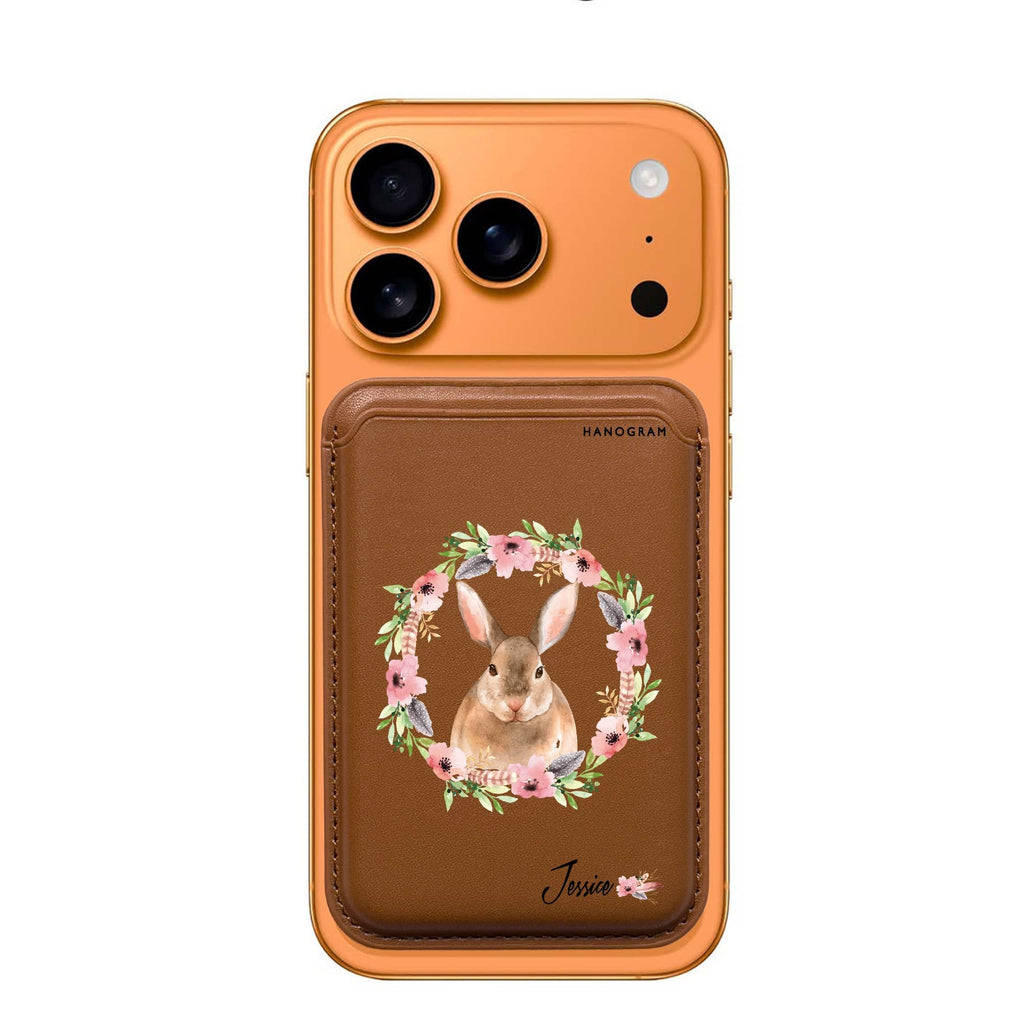 Floral Rabbit Magsafe 卡套