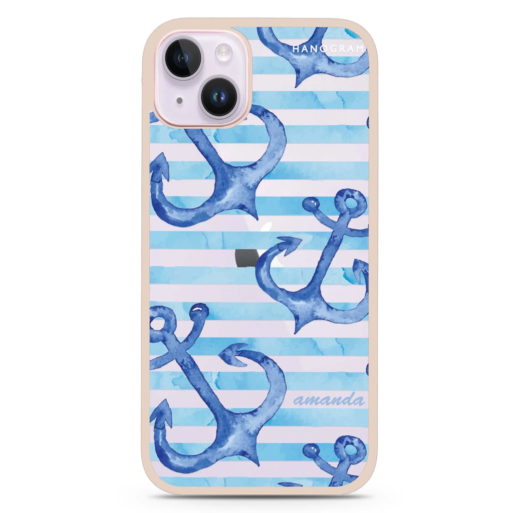 Blue Anchor iPhone 15 Plus 防衝擊保護殼
