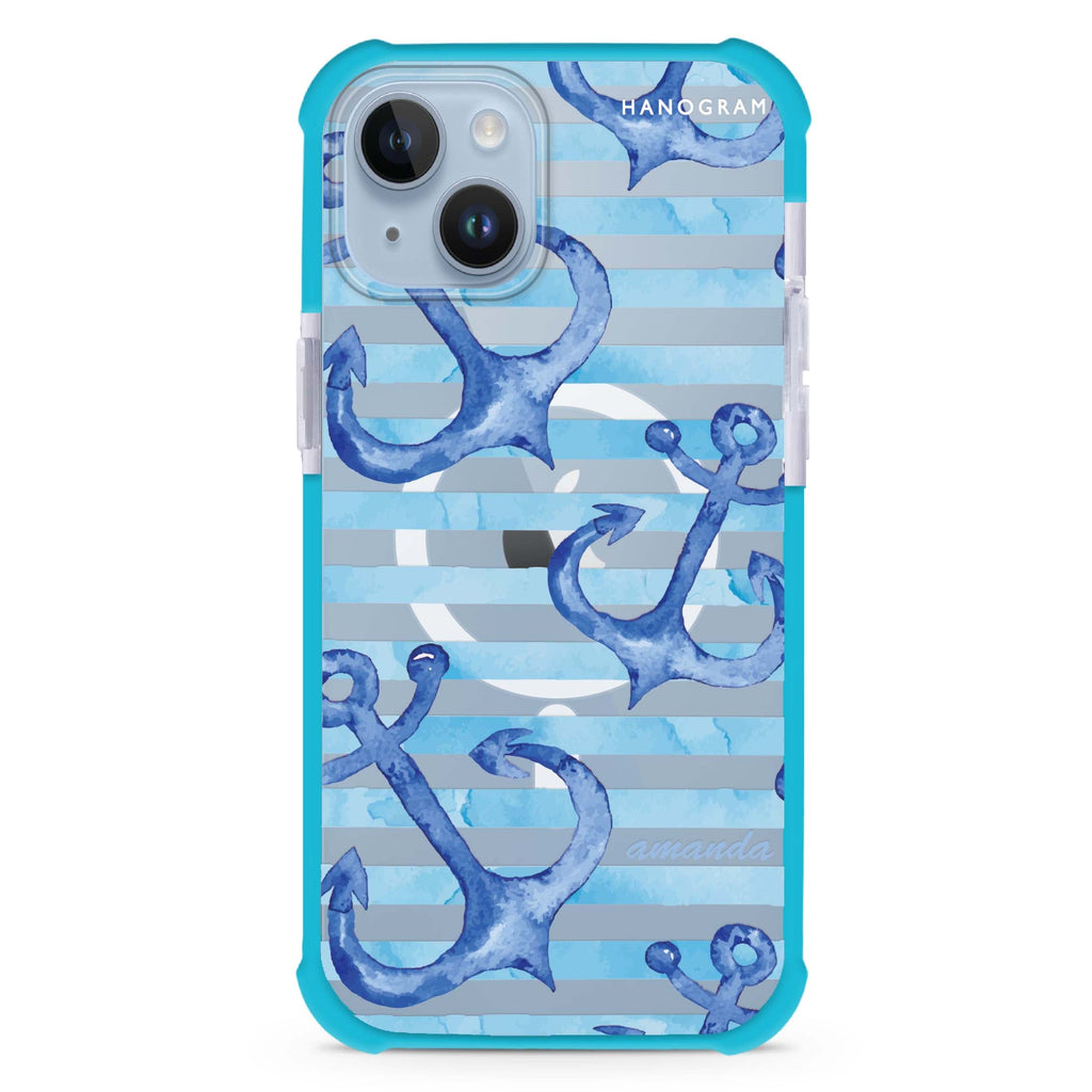 Blue Anchor iPhone 15 Plus Magsafe 兼容超強防摔保護殼