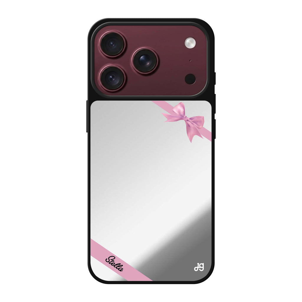 Pink Bow 鏡面手機殼