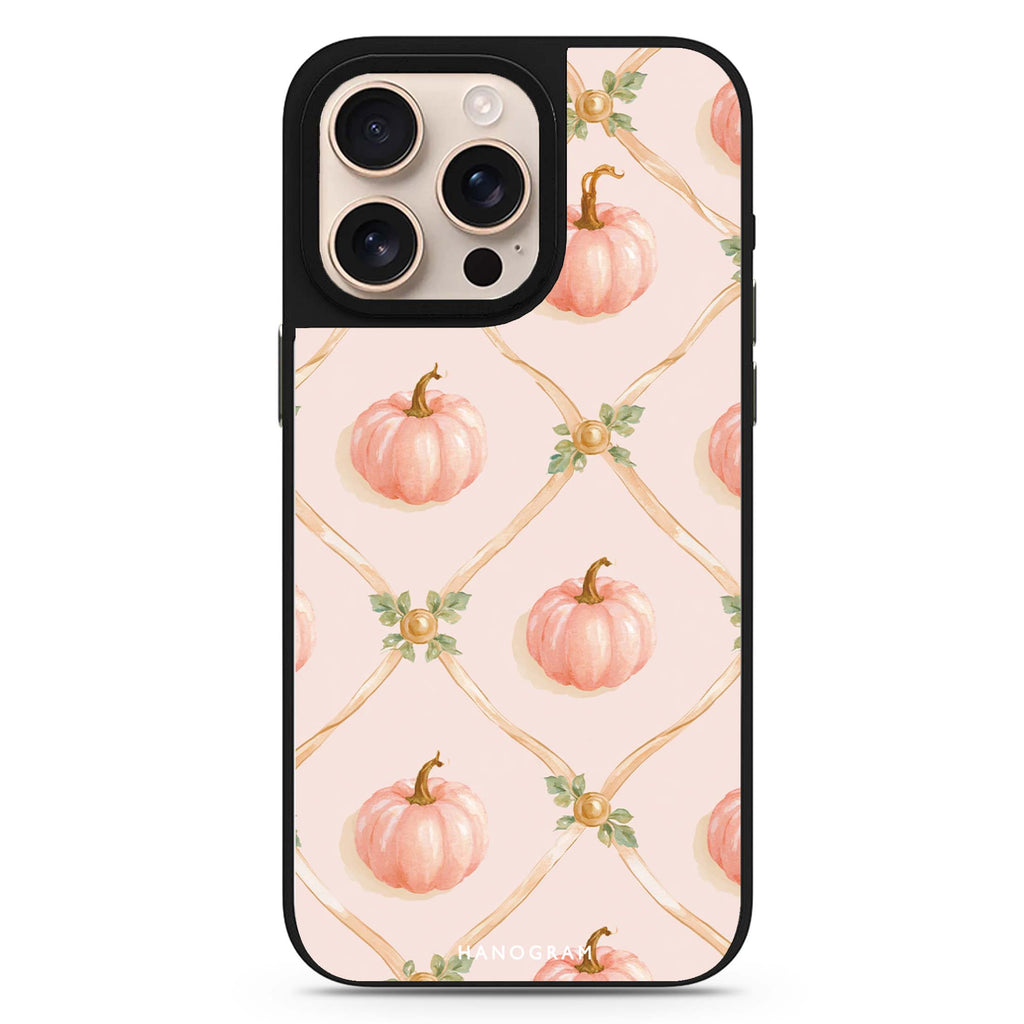 Blush Pumpkin Trellis 鏡面手機殼