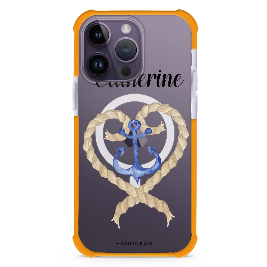 Heart & Anchor iPhone Magsafe 兼容超強防摔保護殼