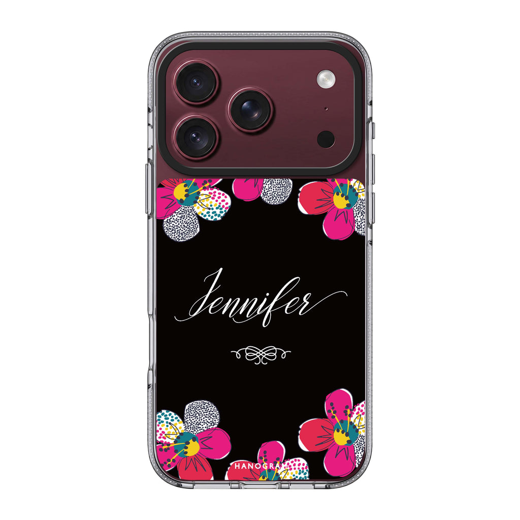 Stunning Floral 水晶透明保護殼