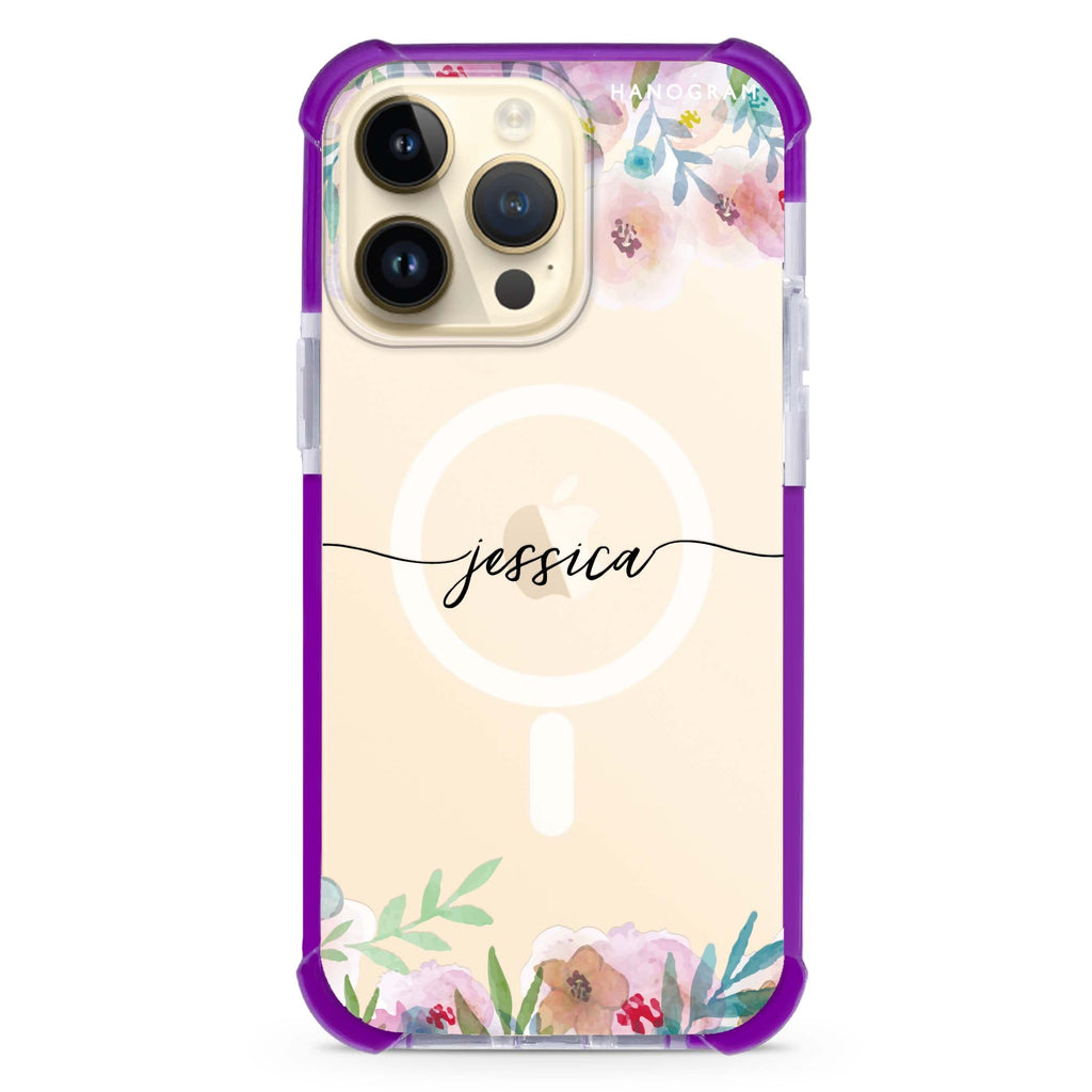 Art of Floral iPhone Magsafe 兼容超強防摔保護殼