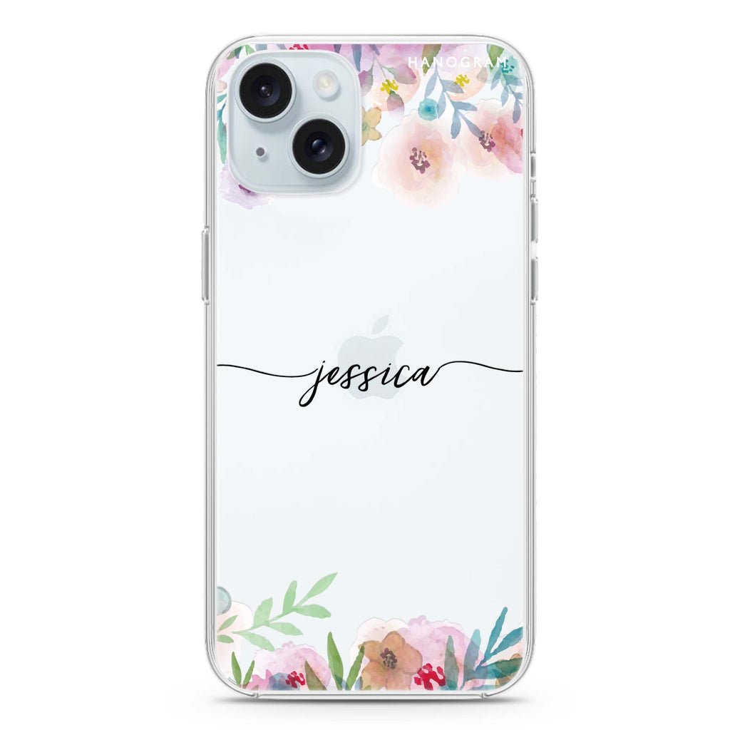 Art of Floral iPhone 15 水晶透明保護殼