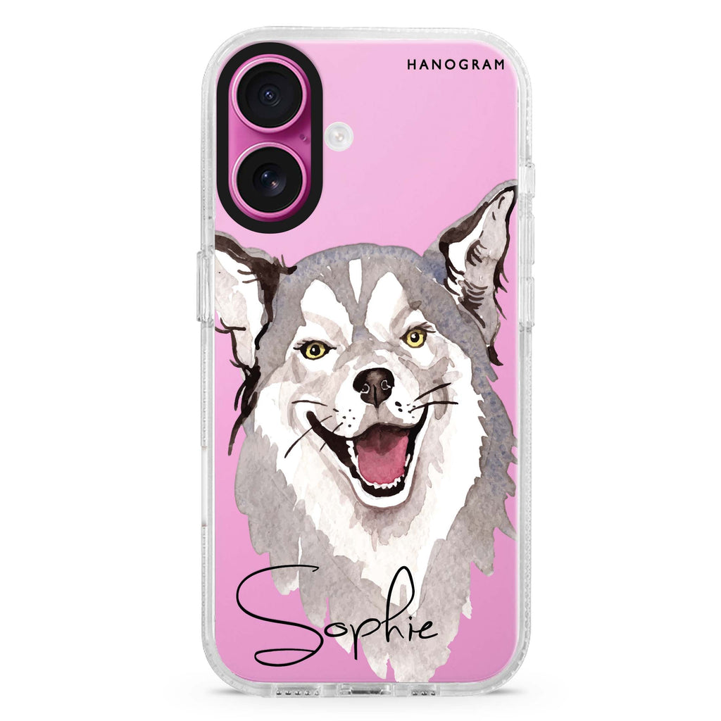 Border Collie Magsafe 兼容水晶透明保護殼