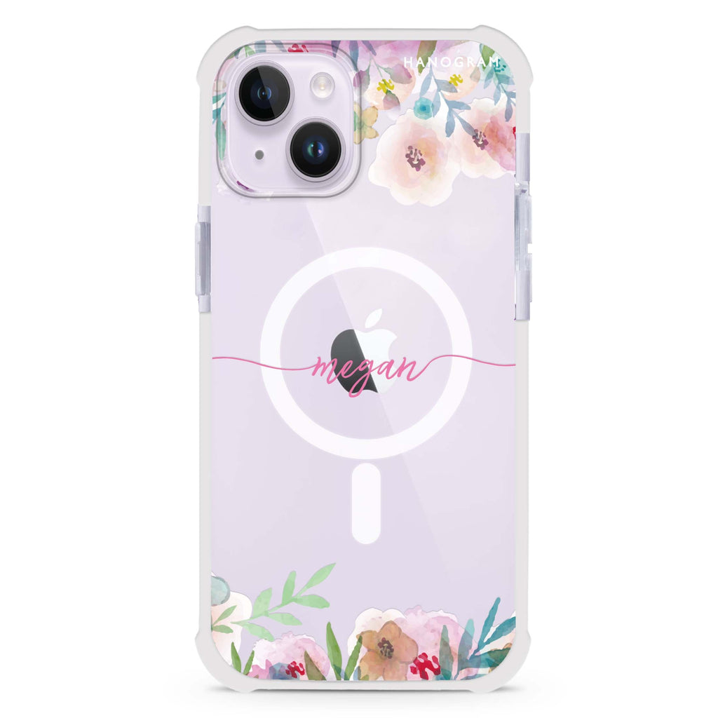 Art of Floral iPhone 15 Plus Magsafe 兼容超強防摔保護殼