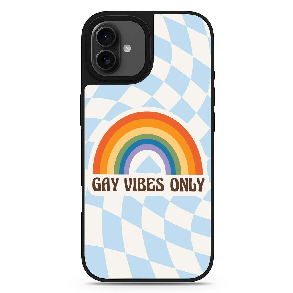 Gay Vibes Only iPhone 17 鏡面手機殼 主圖設計
