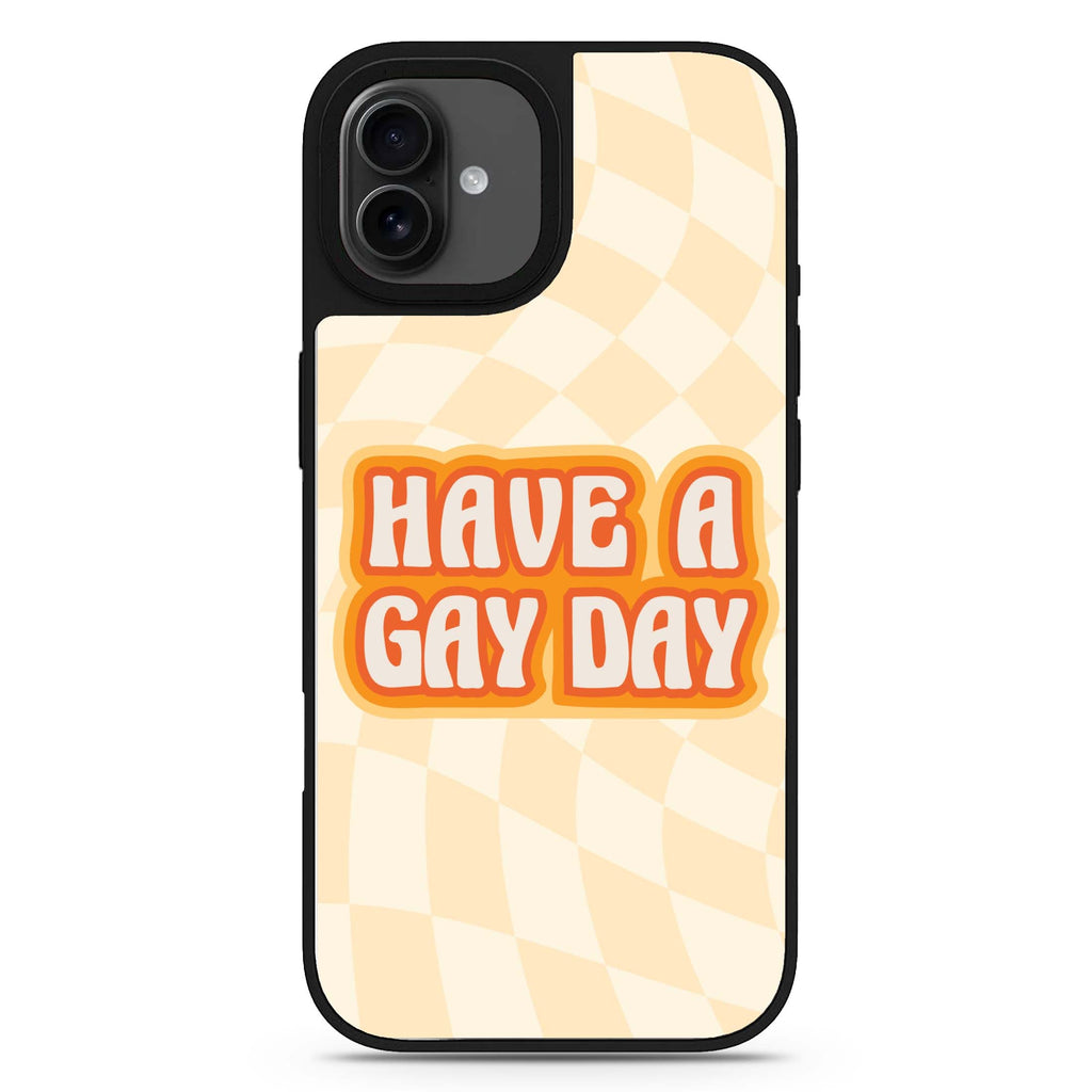 Have a Gay Day iPhone 17 鏡面手機殼 主圖設計