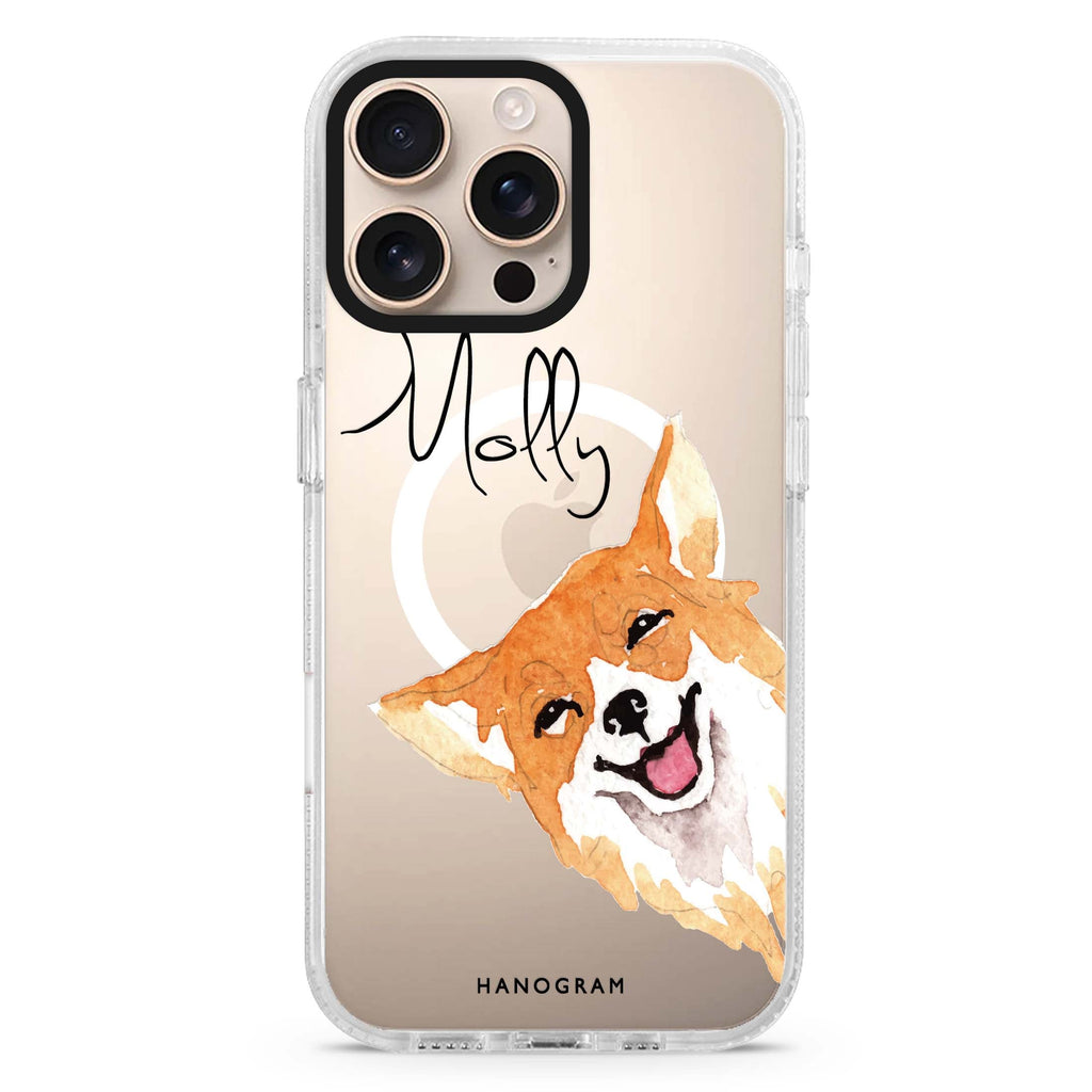 Welsh Corgi Magsafe 兼容水晶透明保護殼