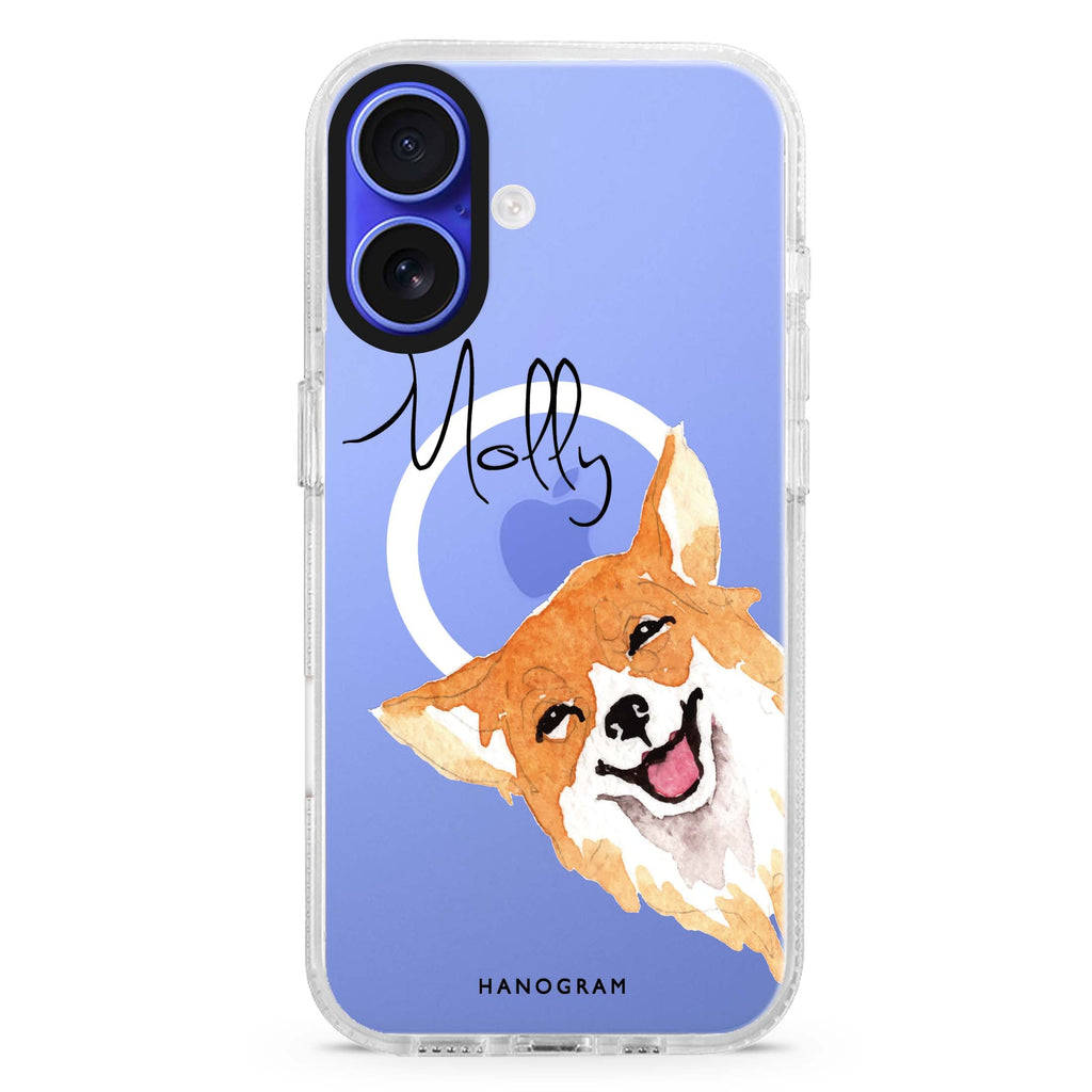 Welsh Corgi Magsafe 兼容水晶透明保護殼