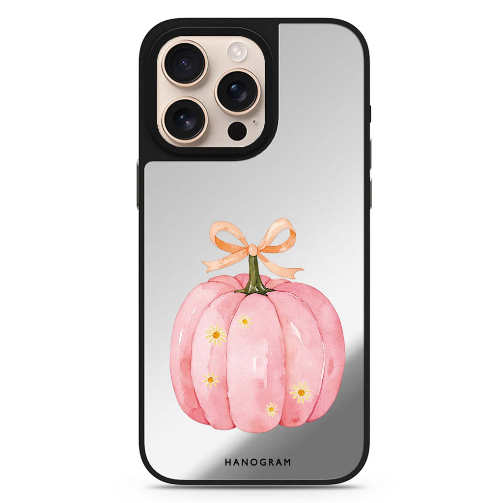 The Ribboned Pink Pumpkin Magsafe 兼容鏡面手機殼