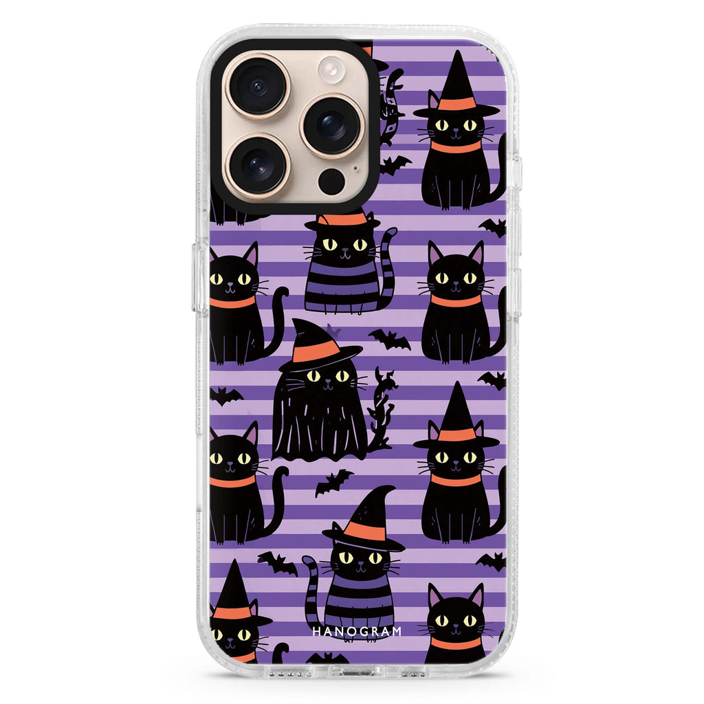Violet Cat Coven 水晶透明保護殼