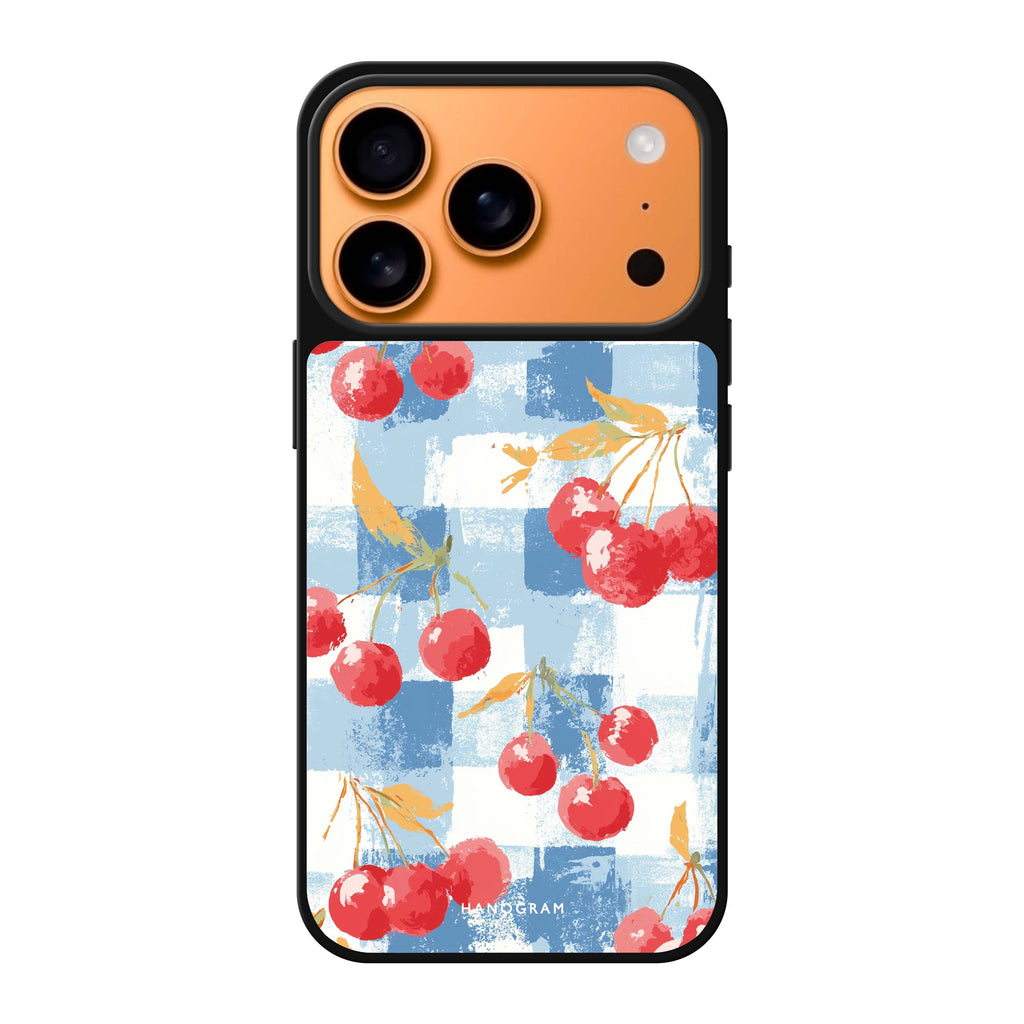 Cherry Picnic 櫻桃 iPhone 17 Pro Max 鏡面手機殼主圖