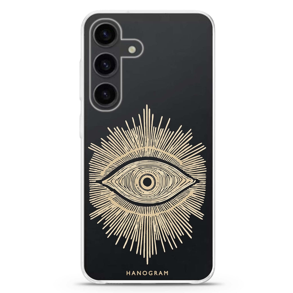 Eye of Eternity Samsung Galaxy S26/S25/S24 水晶透明保護殼正面展示