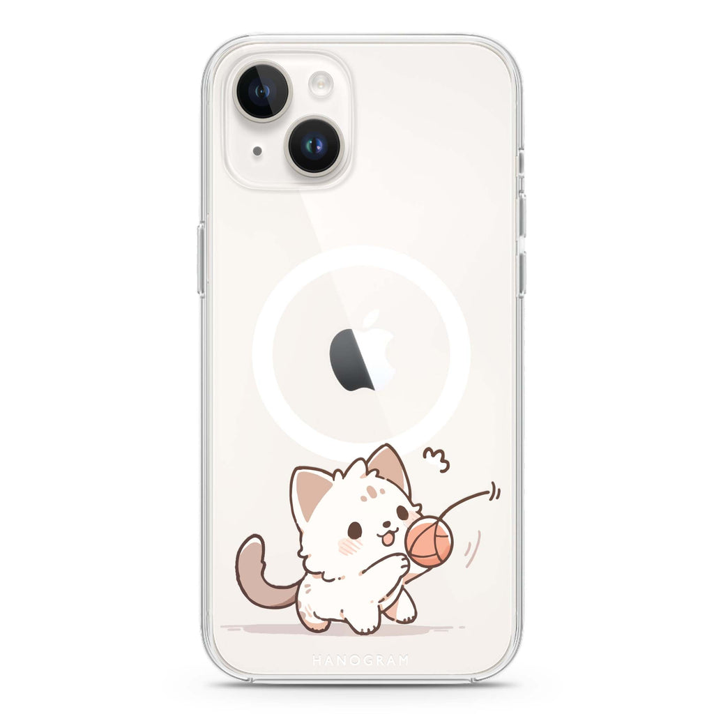 Kitty Chase iPhone 14 Magsafe 兼容水晶透明保護殼