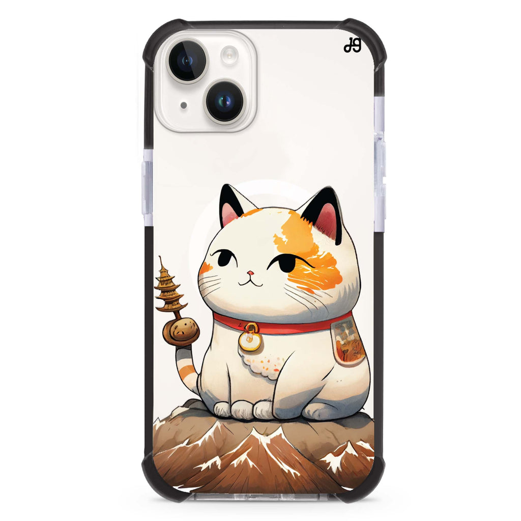 A Cute Cat iPhone 15 Plus Magsafe 兼容超強防摔保護殼