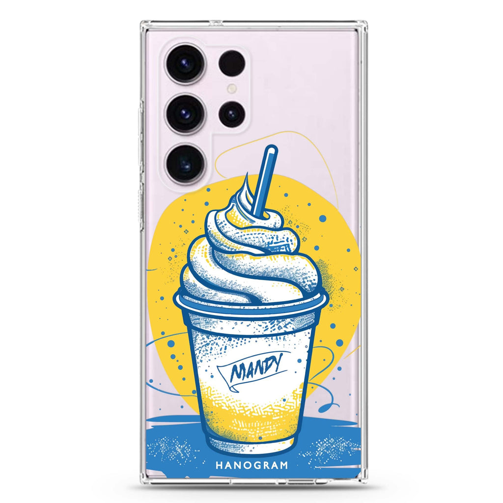 Frozen Fantasy Samsung Galaxy Ultra 可加名字透明保護殼，適用 S26/S25/S24/S23 Ultra，圖1