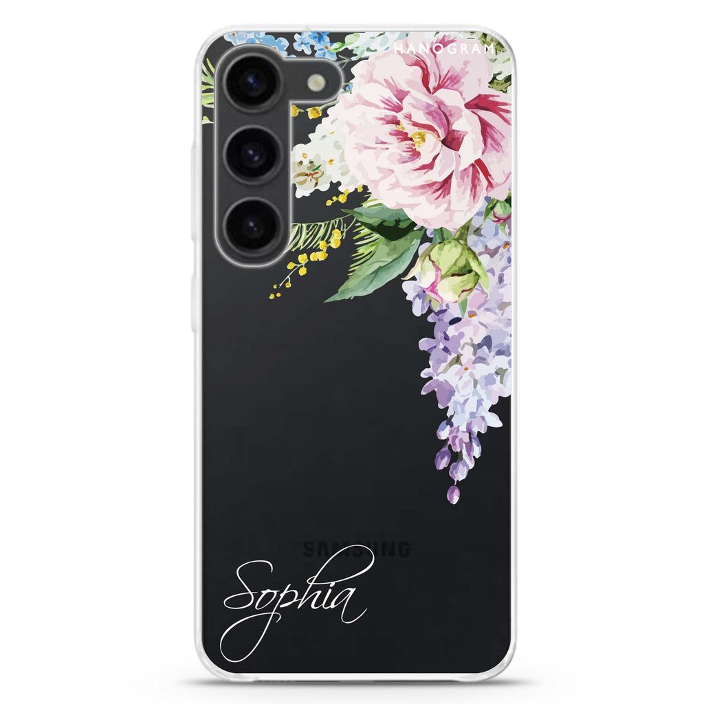 Tropical Floral II Samsung Galaxy 水晶透明保護殼