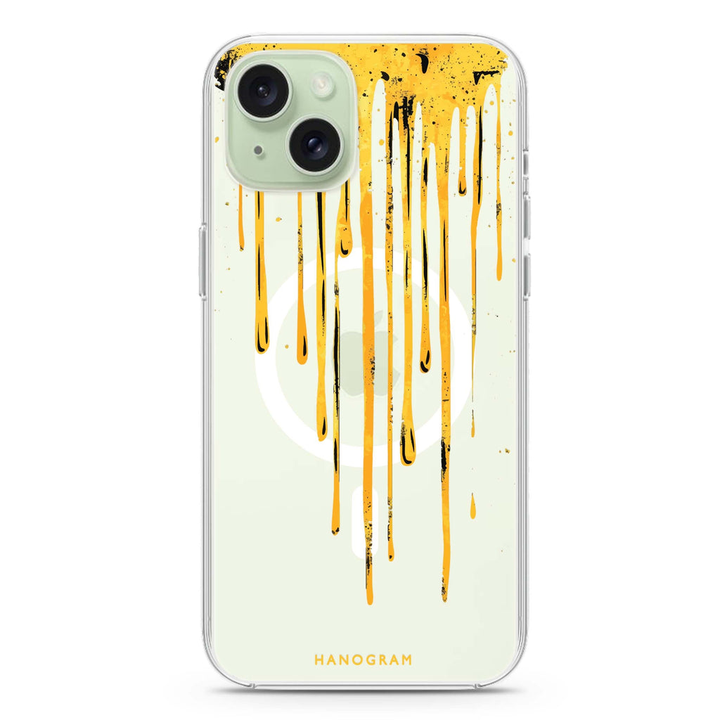 Opulent Flow iPhone 15 Plus Magsafe 兼容水晶透明保護殼