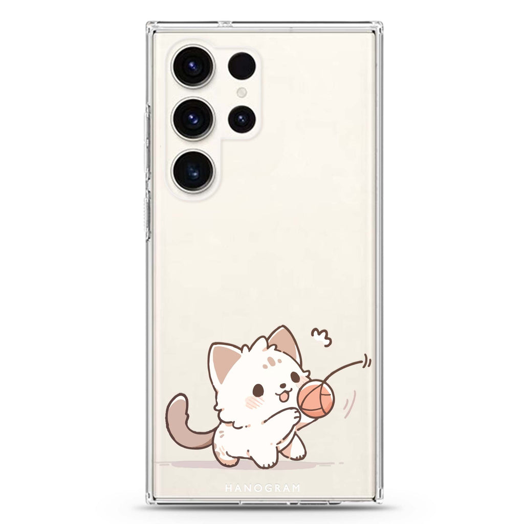 Kitty Chase Samsung Galaxy Ultra 透明保護殼，適用 S26/S25/S24/S23 Ultra，圖1