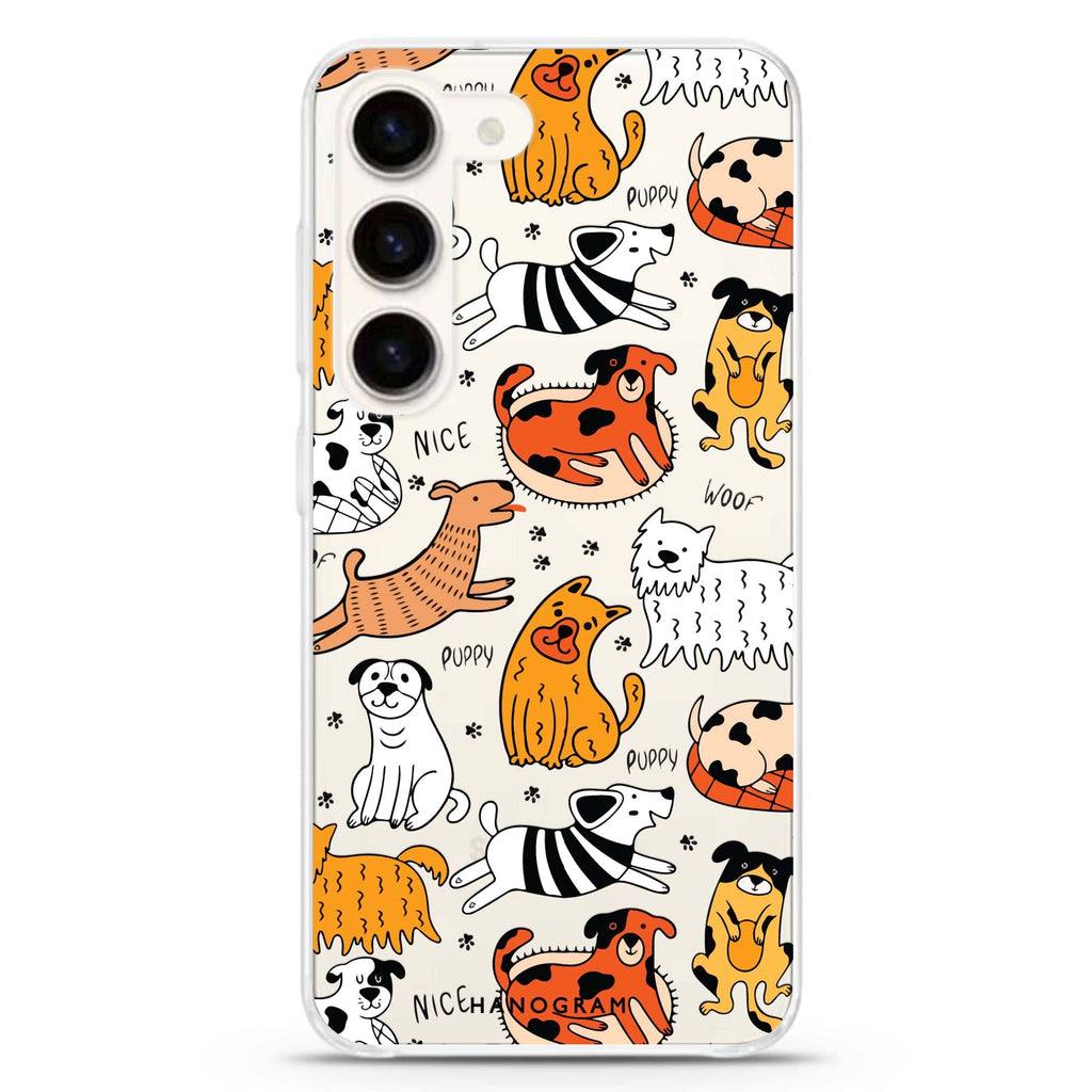 Furry Friends Samsung Galaxy 水晶透明保護殼