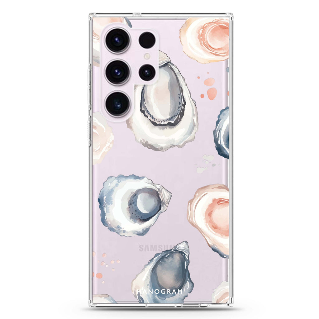 Oyster Whisper Samsung Galaxy Ultra 透明保護殼，適用 S26/S25/S24/S23 Ultra，圖1