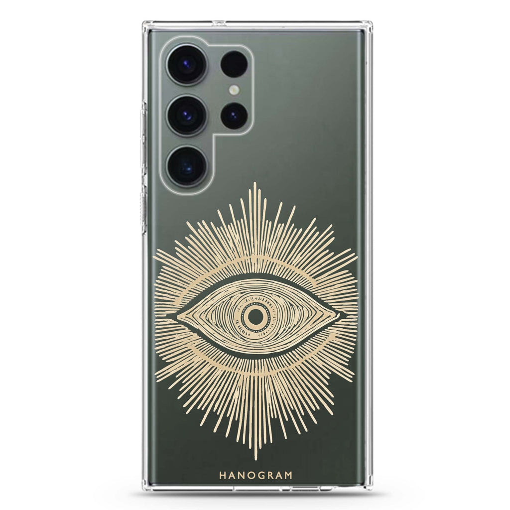 Eye of Eternity Samsung Galaxy Ultra 透明保護殼，適用 S26/S25/S24/S23 Ultra，圖1