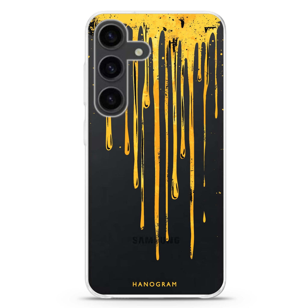 Opulent Flow Samsung Galaxy S26/S25/S24 水晶透明保護殼正面展示