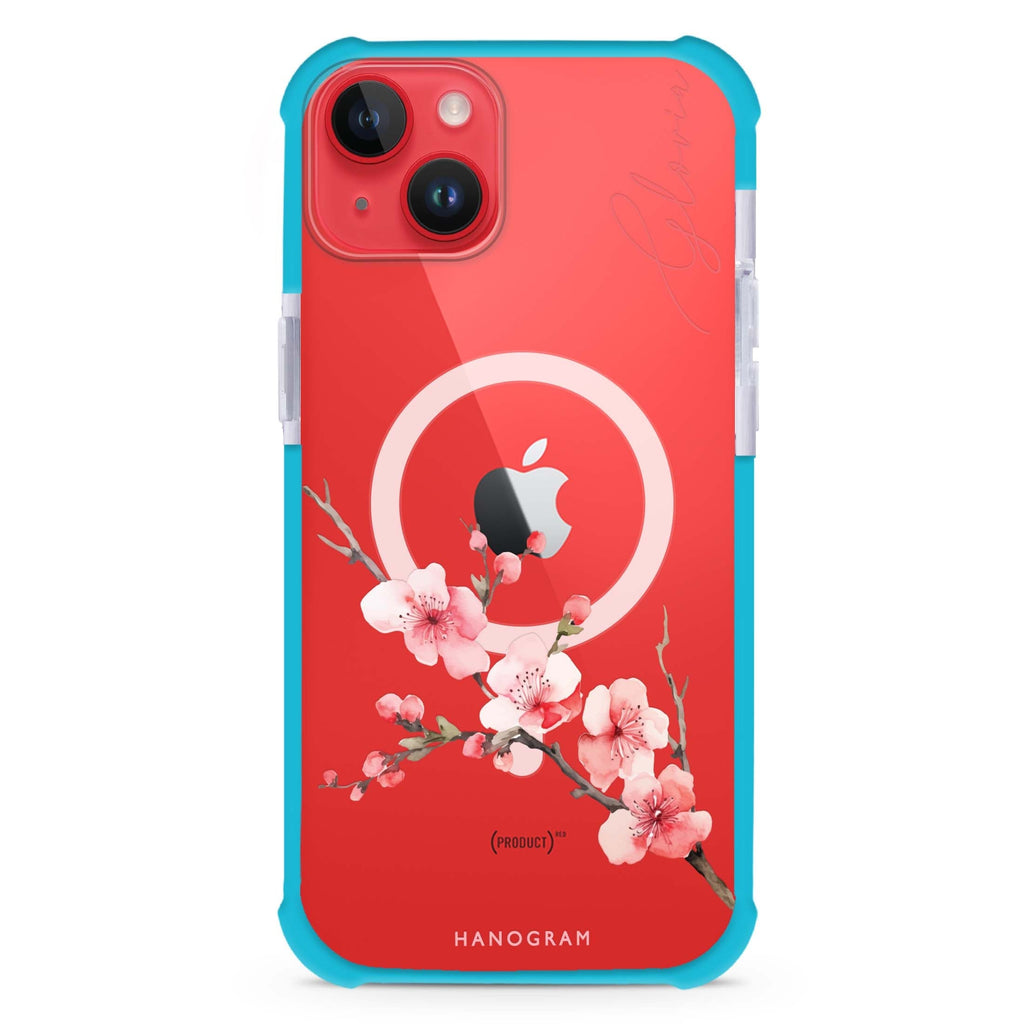 Cherry Bliss iPhone 15 Plus Magsafe 兼容超強防摔保護殼