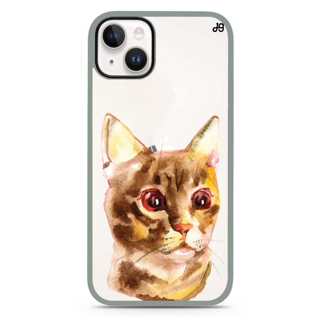 Watercolour Cat iPhone 15 Plus 防衝擊保護殼