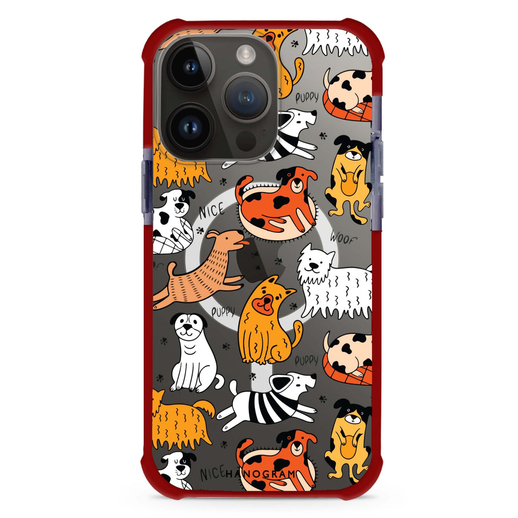 Furry Friends iPhone Magsafe 兼容超強防摔保護殼