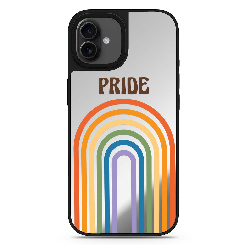 Rainbow Pride iPhone 17 彩色鏡面手機殼 主圖設計