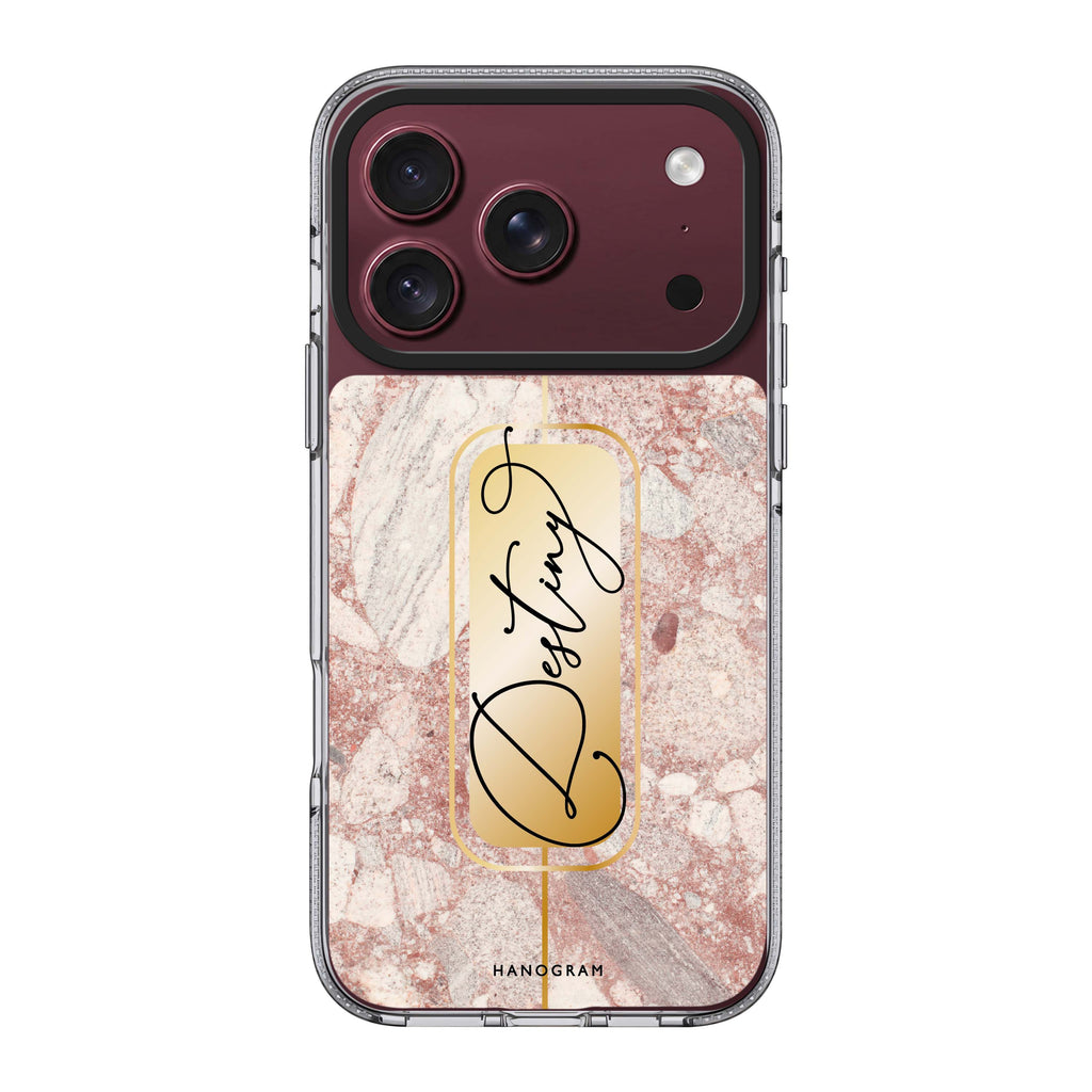 Golden Marble 水晶透明保護殼