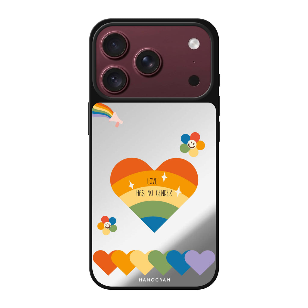 Love Has no gender 鏡面手機殼