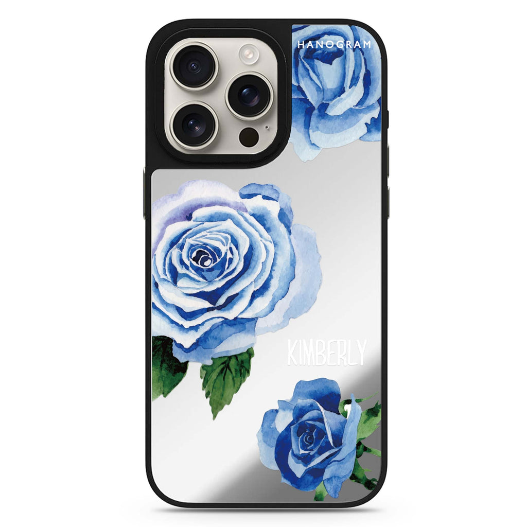 Blue Rose 鏡面手機殼