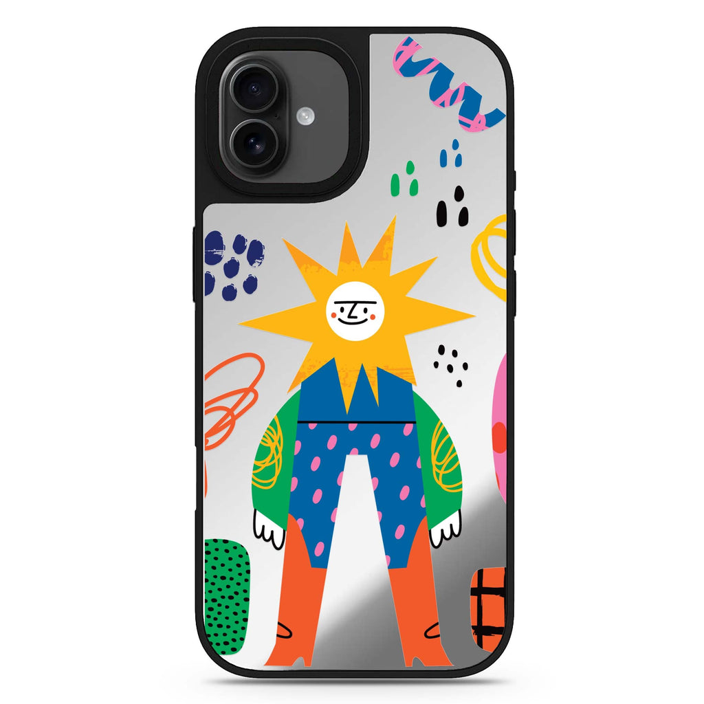 Abstract People 款式2 iPhone 17 抽象藝術鏡面手機殼 主圖設計