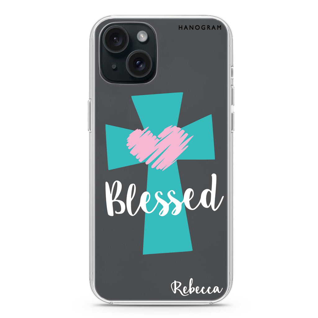 Blessed iPhone 15 plus 水晶透明保護殼