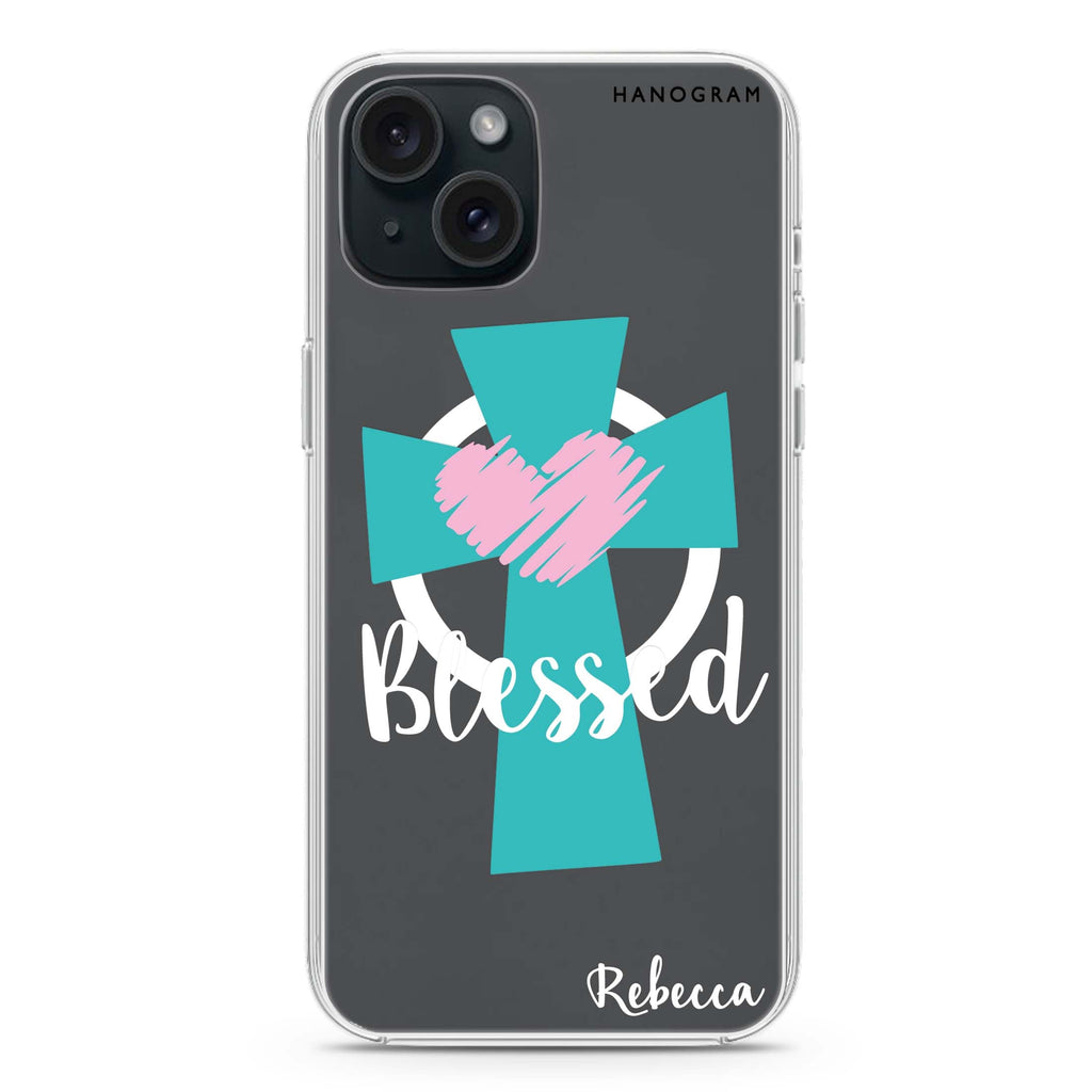 Blessed iPhone 15 Magsafe 兼容水晶透明保護殼