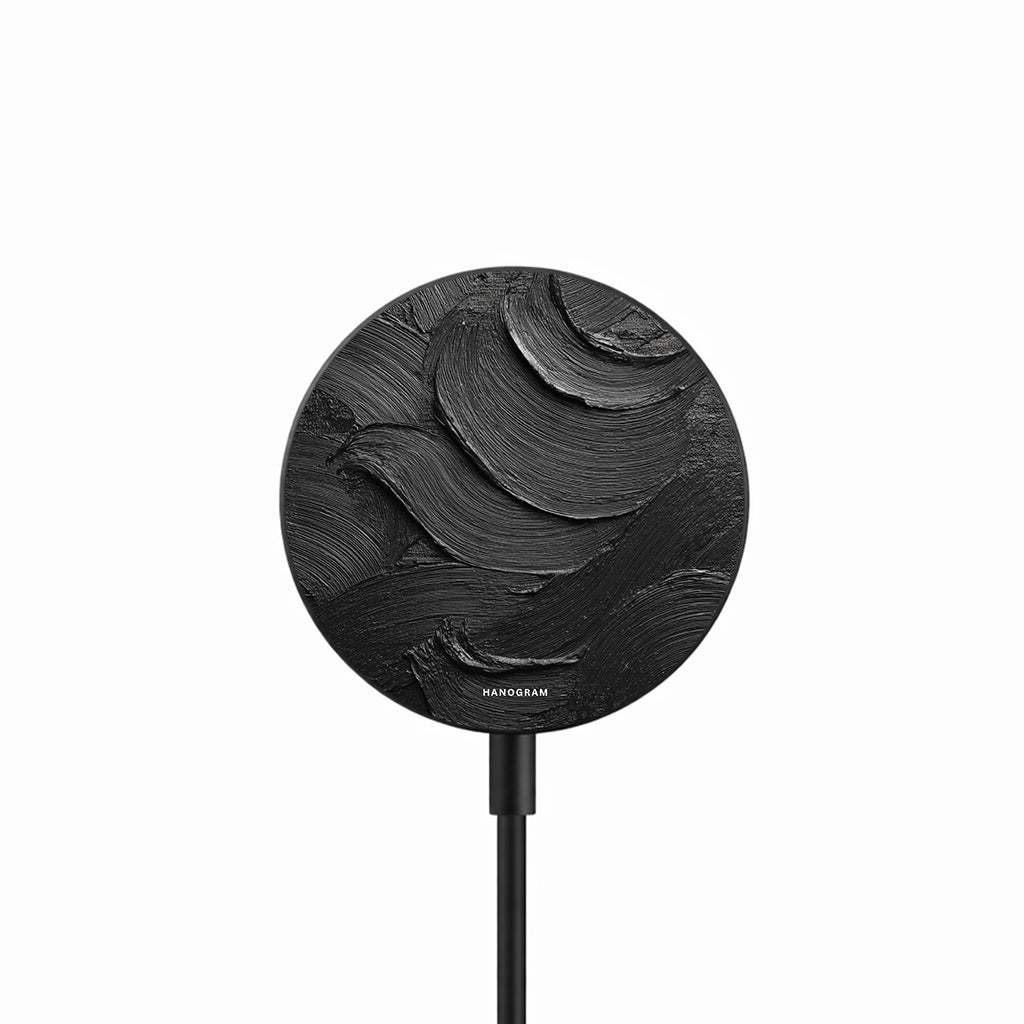 Charcoal Texture Flow 25W 磁吸無線充電器