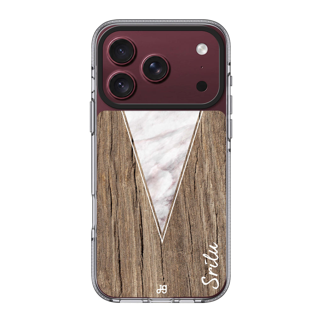 Marble & Wood II 水晶透明保護殼