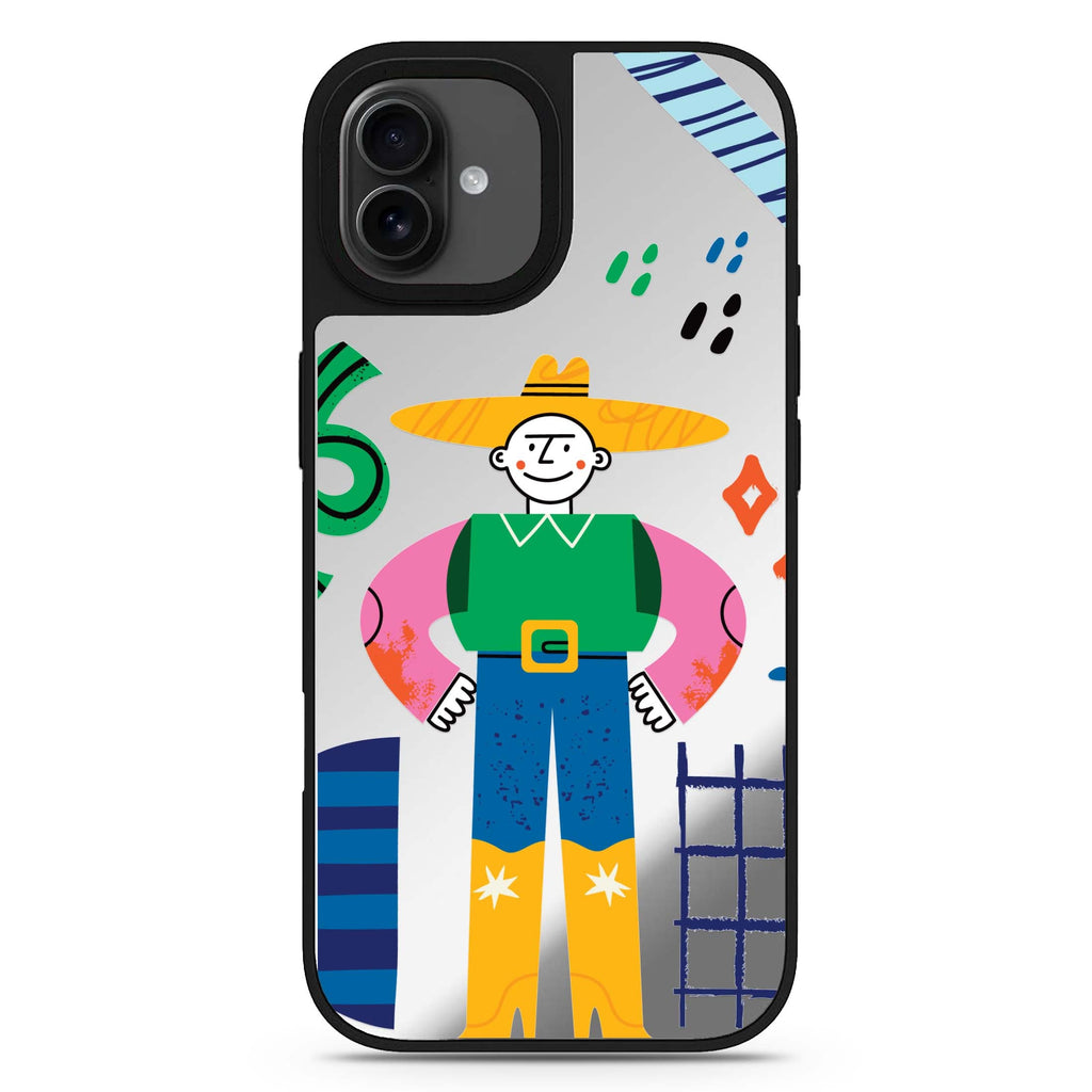Abstract People 款式3 iPhone 17 抽象藝術鏡面手機殼 主圖設計