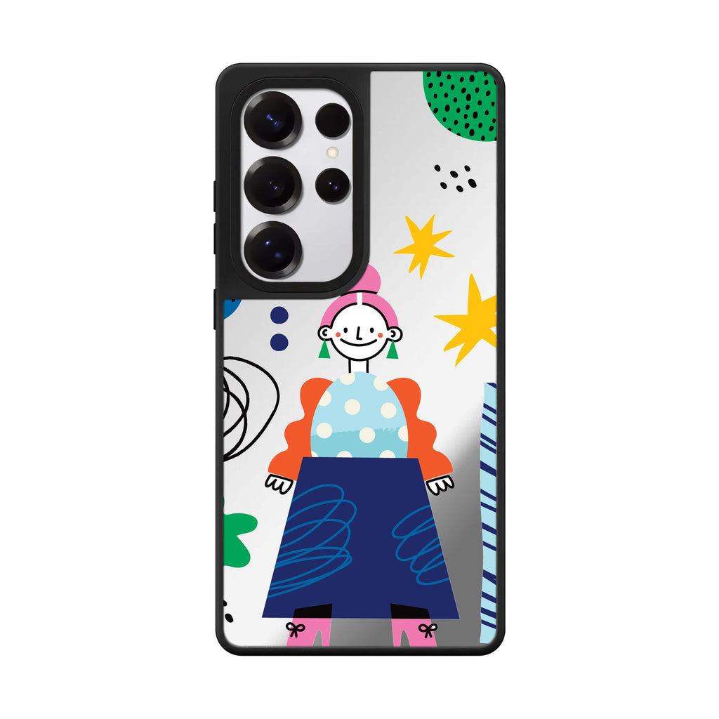 Abstract People 鏡面手機殼